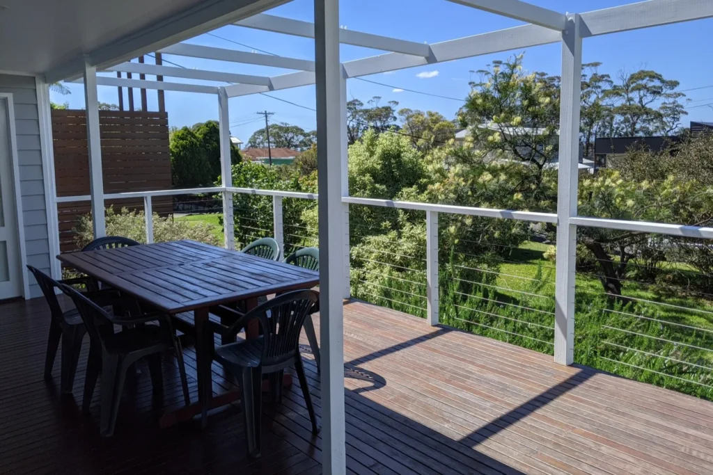 seagrass beach house with yards for dogs