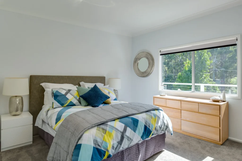 Cozy bedroom at Bay Breeze at Blenheim Beach, Vincentia