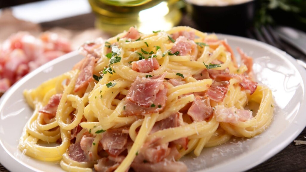 try Carbonara pasta in La Vespa Italian Restaurant during your weekend in Vincentia