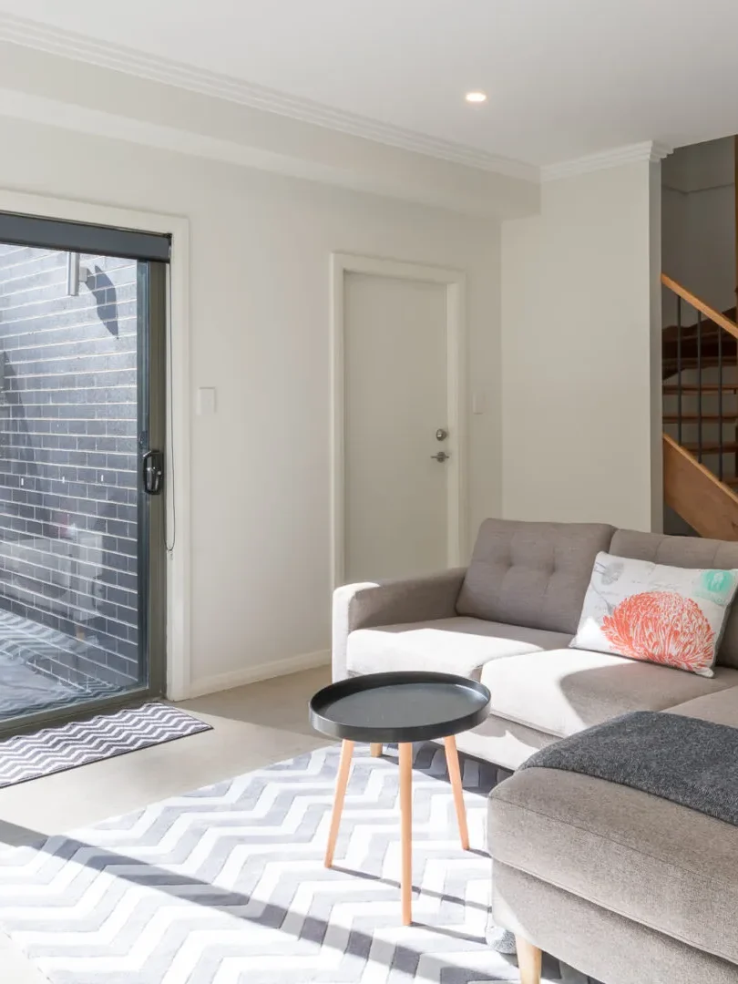 living room with sunlight