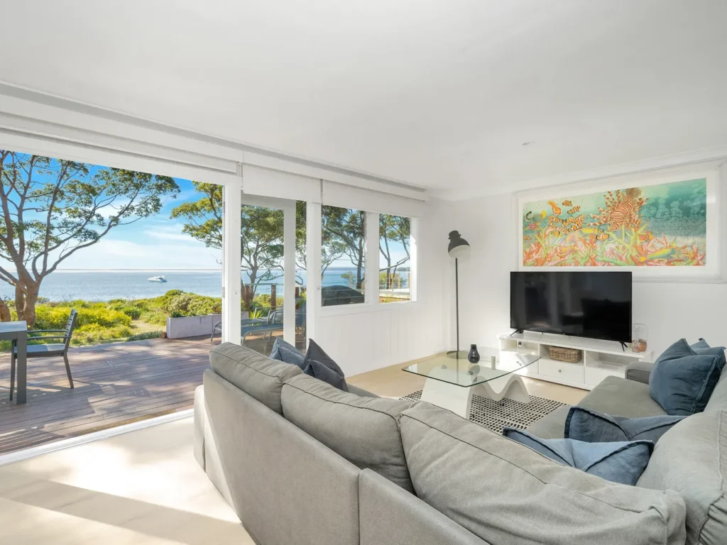 rental house with beachfront view