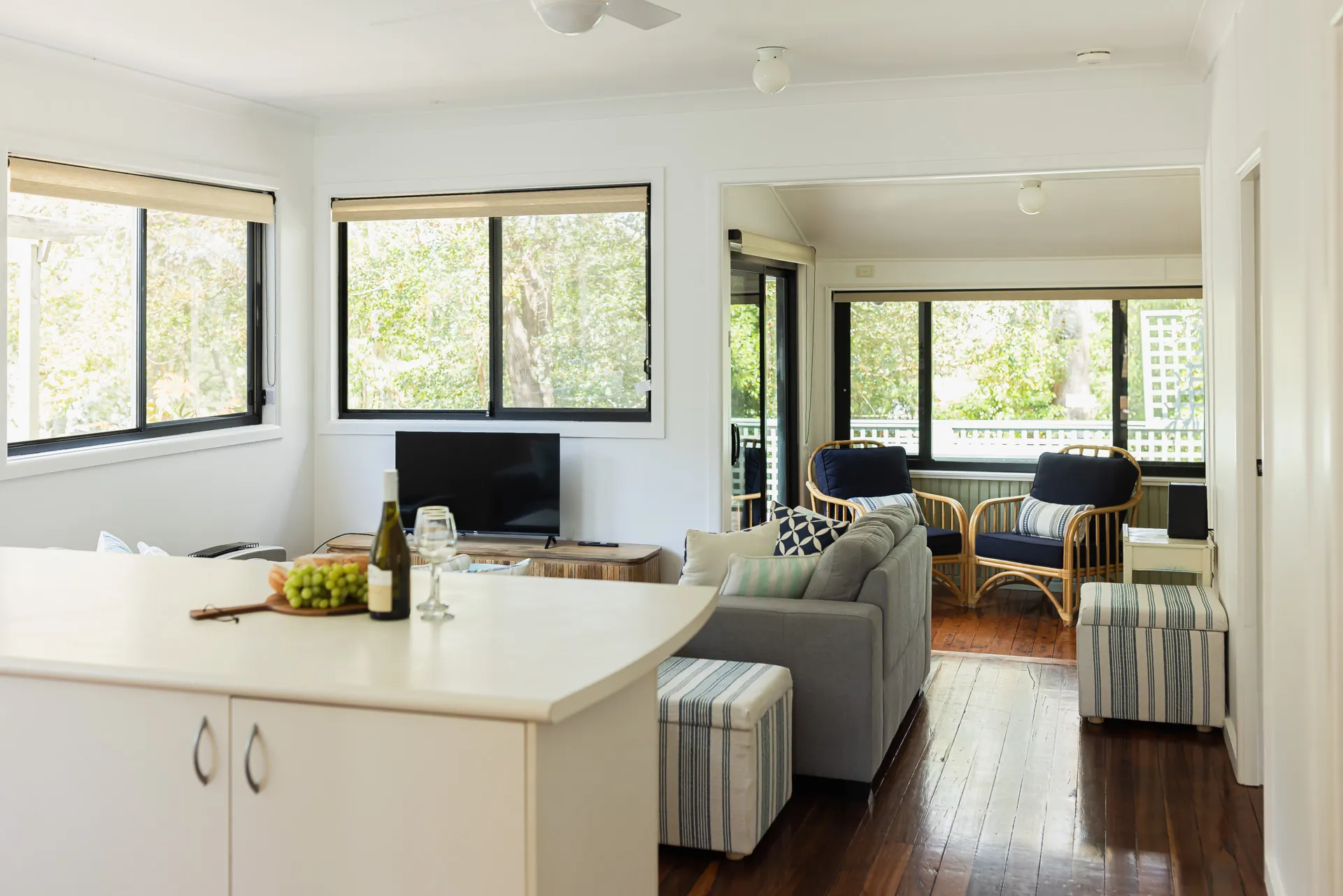 Open living and lounge area at Tapalla Point, Huskisson