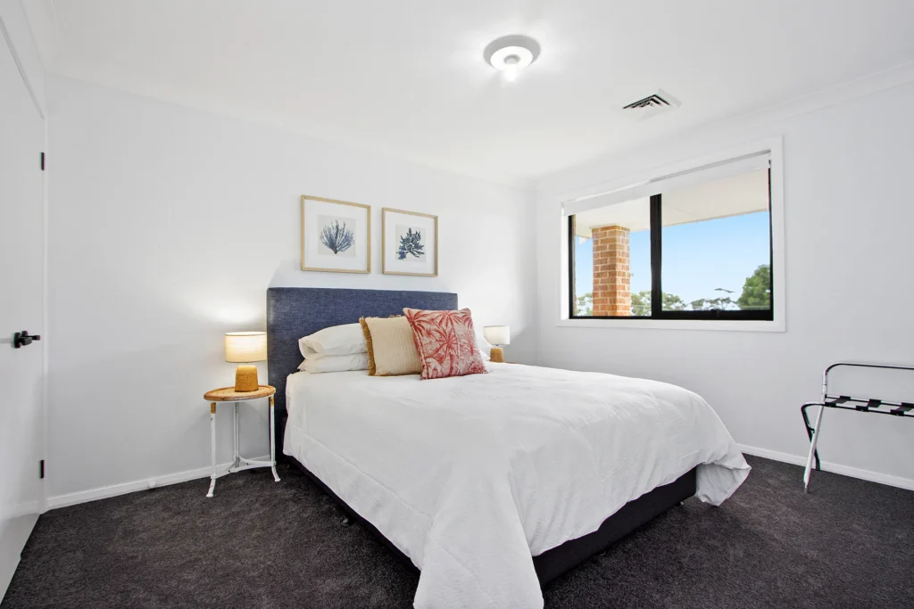 Bright cozy bedroom at The Great White, Vincentia