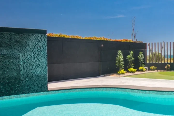 outdoor pool in the accommodation in vincentia