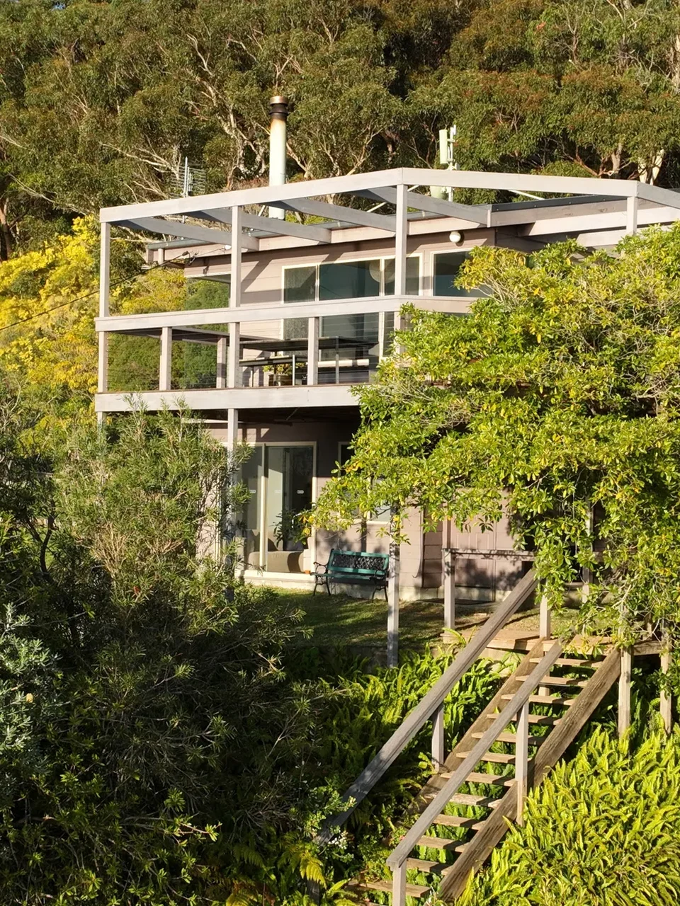 house on the hill with beautiful view