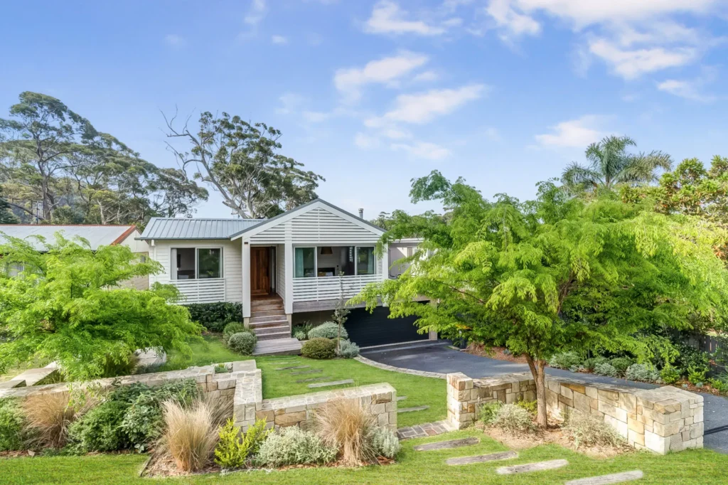 bush setting cottage house