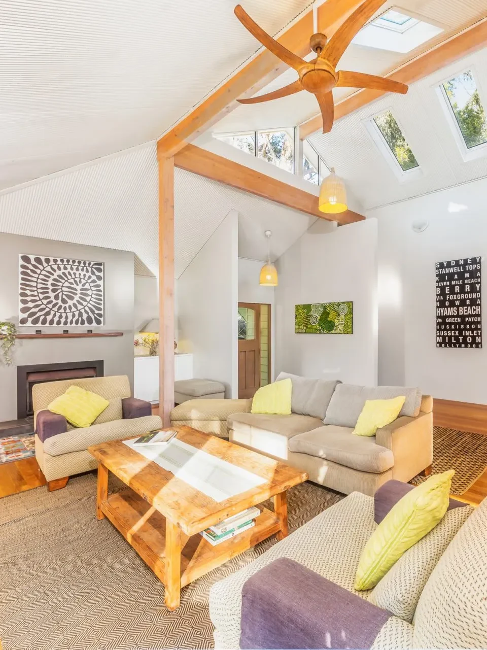 sun-drenched living room hyams beach