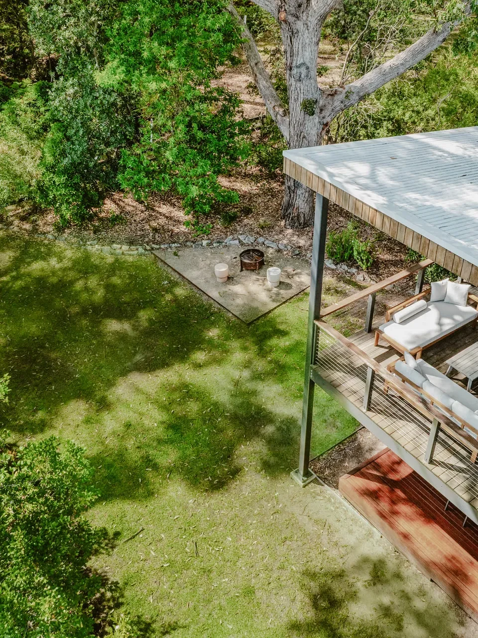a large yard at the Kookaburra, Vincentia