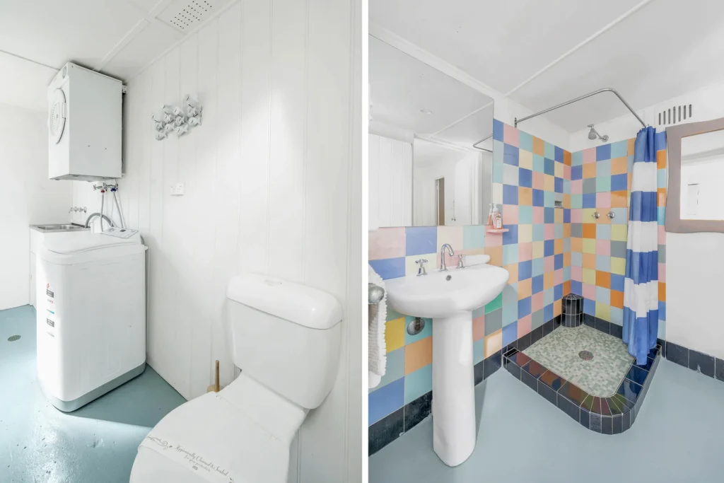 bathroom setting for family stays in vincentia
