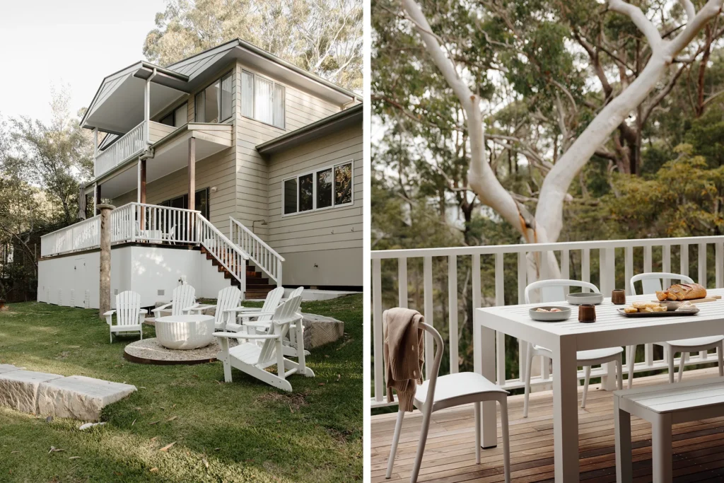 luxurious outdoor design at hyams beach