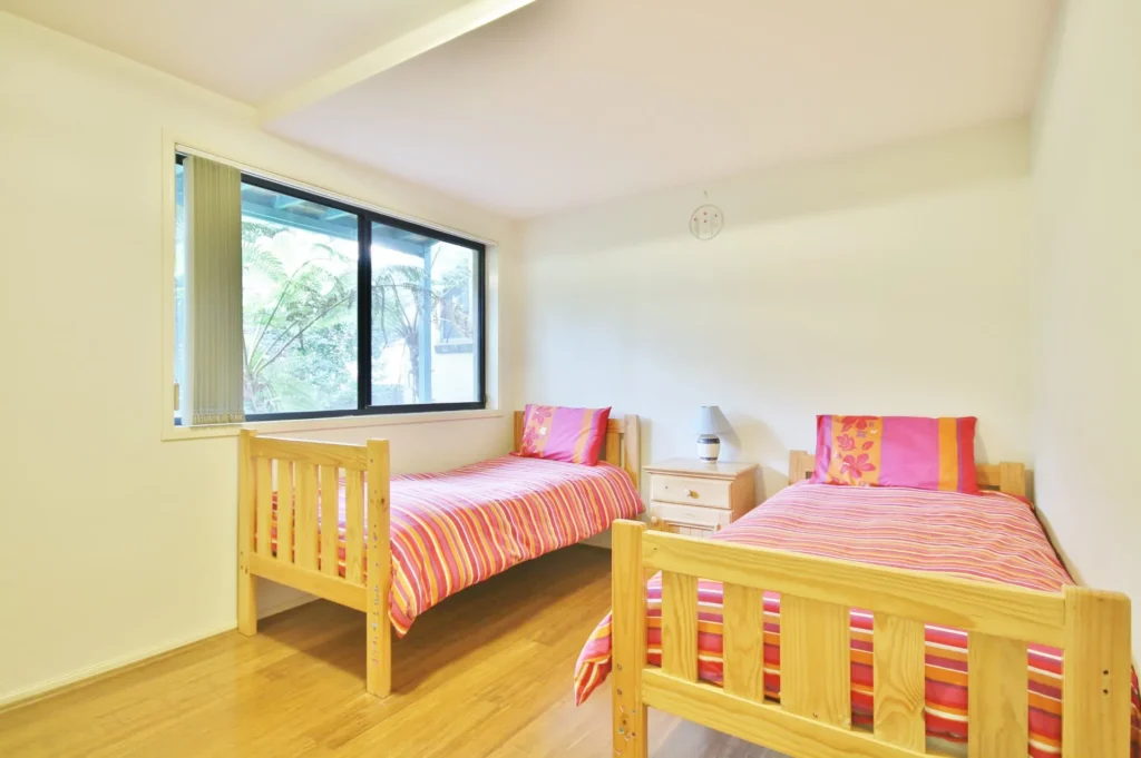 bedroom layout for family in hyams beach