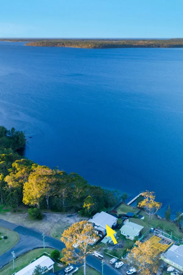 basin view, looking at estuary house