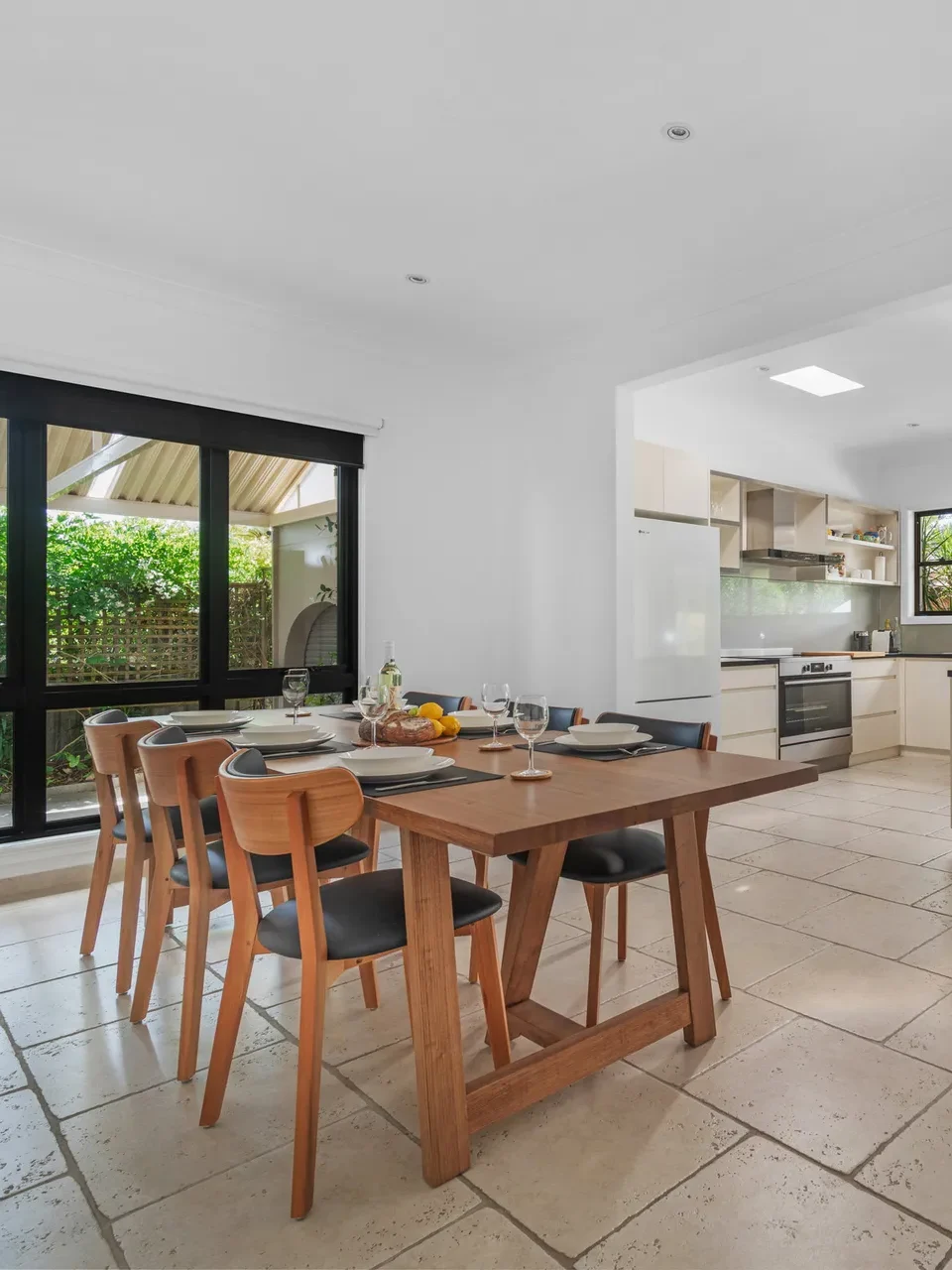 Allegra Huskisson Jervis Bay open-plan kitchen, dining and living area with natural light