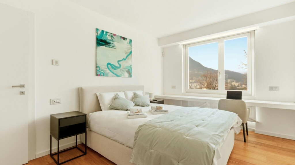 comfortable bedroom in Baycation House