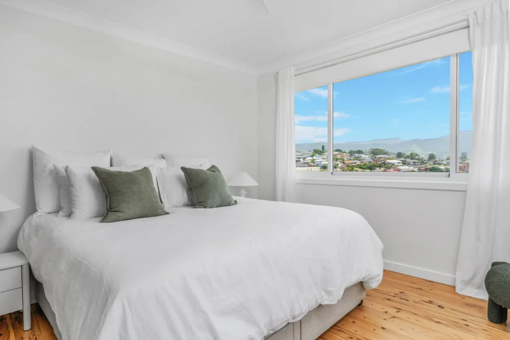 queen-sized bedroom