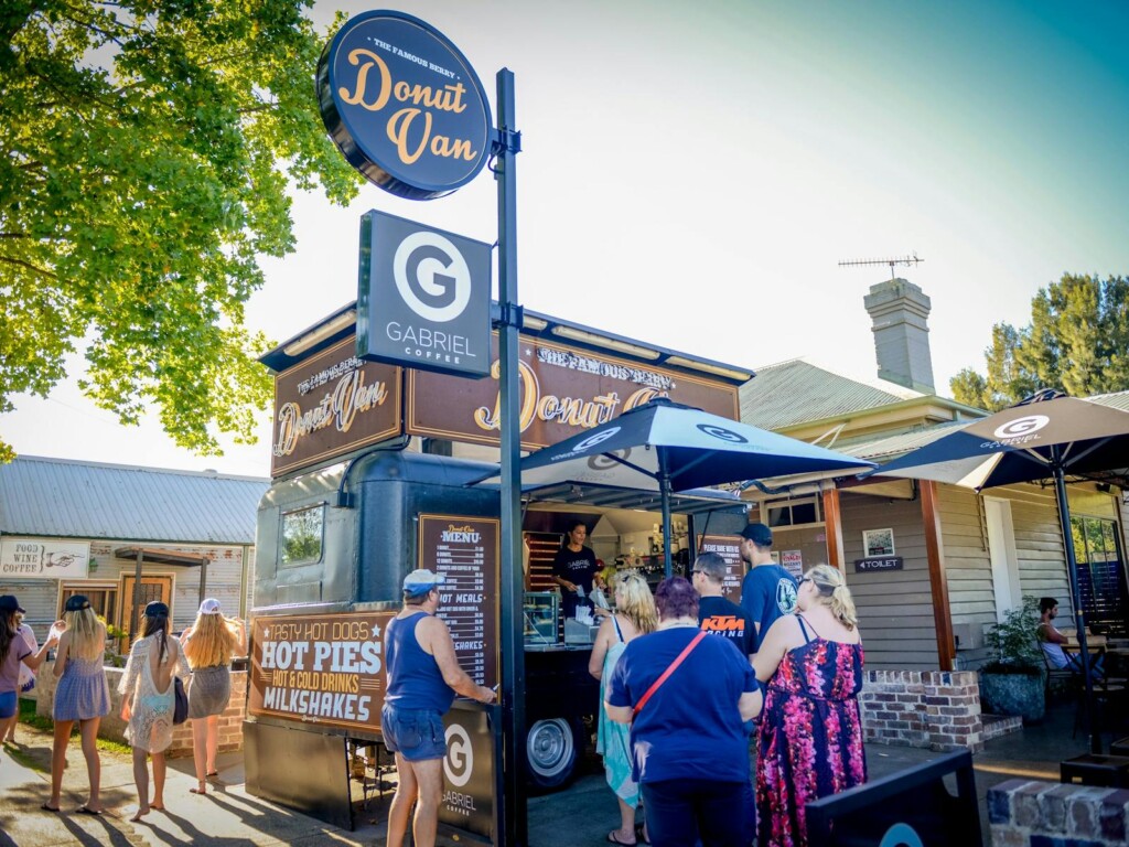 famous Berry Donut Van on Queen Street Donut Van