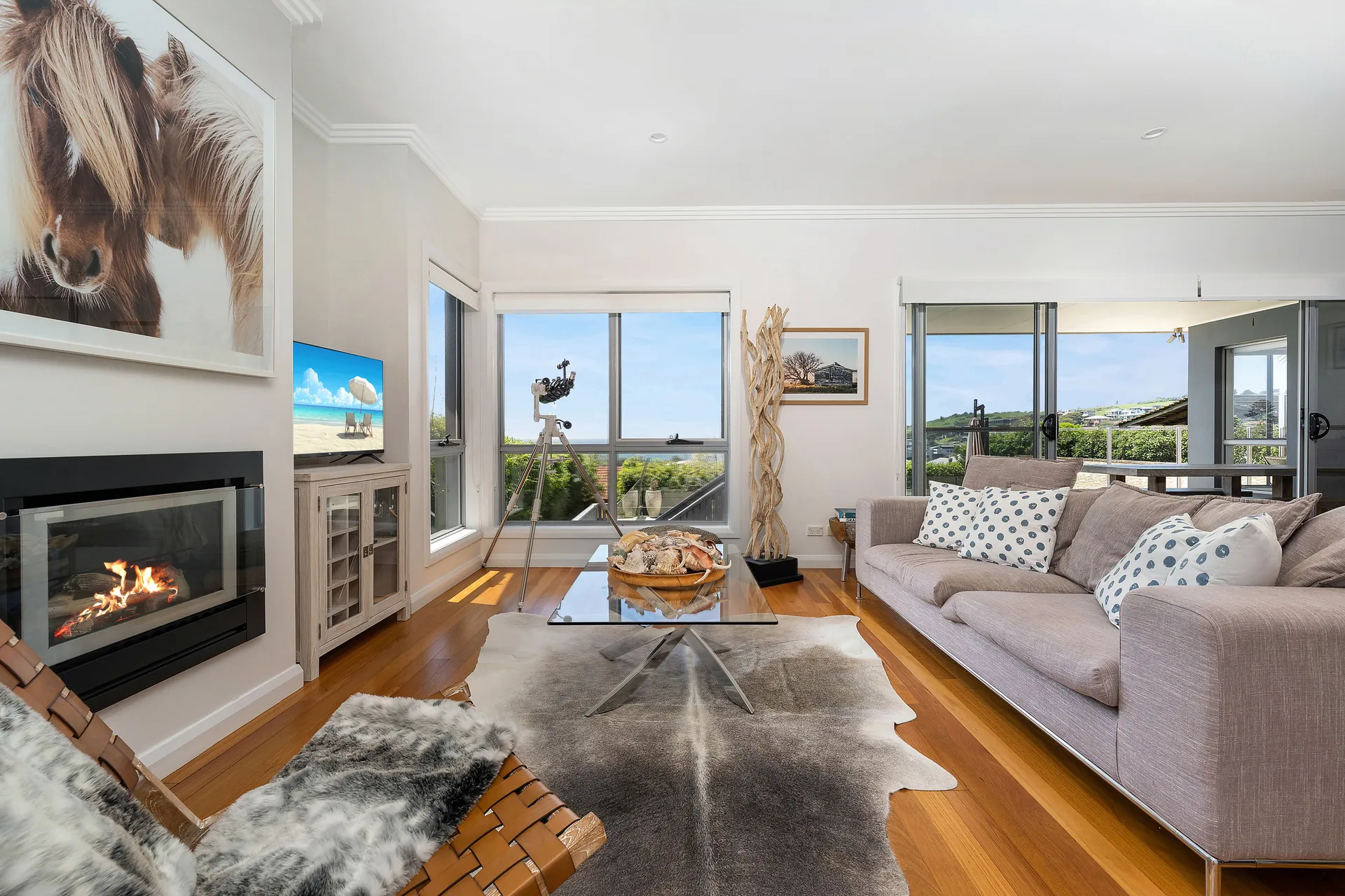 living room for family stay at Gerringong