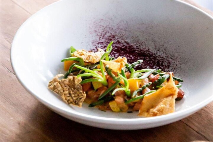 Seasonal dish at Bangalay Dining