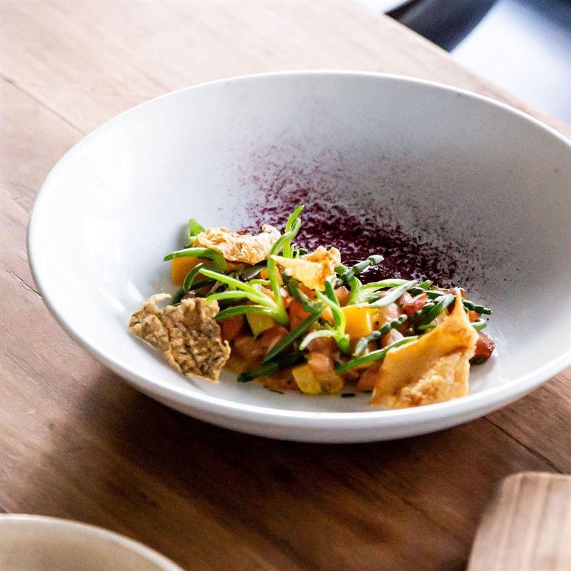 Seasonal dish at Bangalay Dining