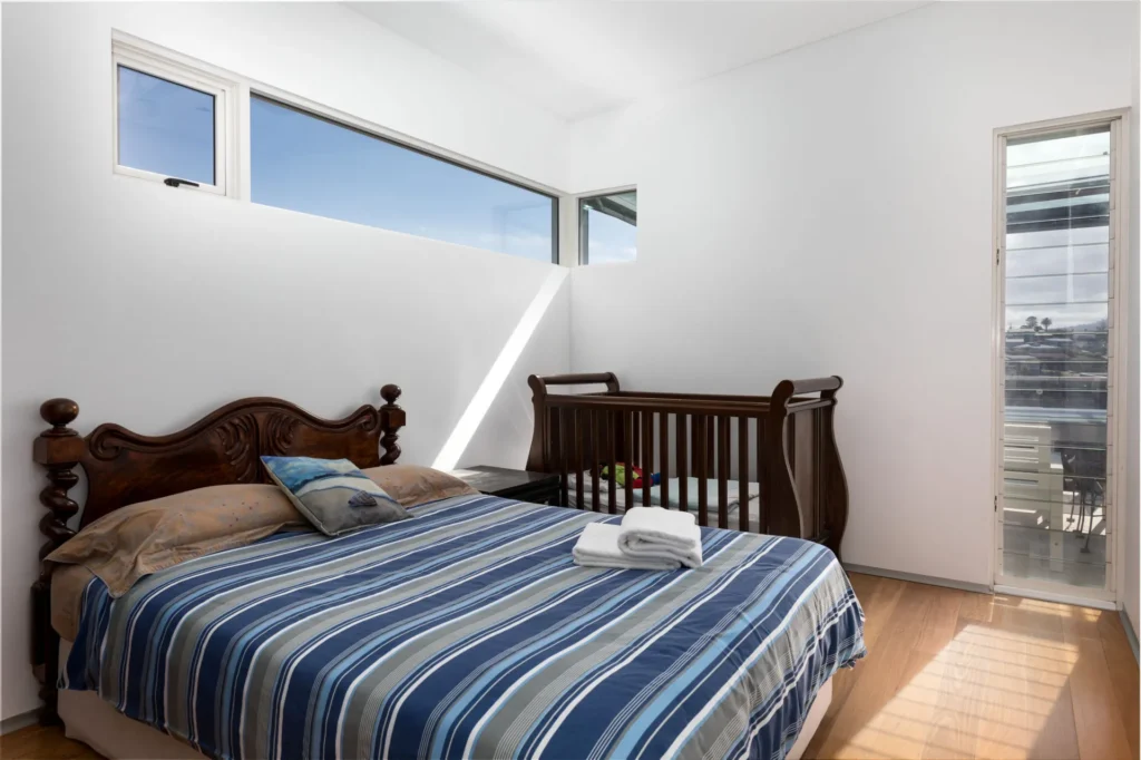 family bedroom with babycots